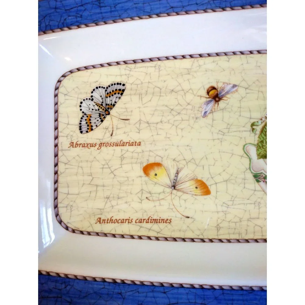 Wedgwood Queen's Ware Sarah's Garden Porcelain Sandwich Tray
